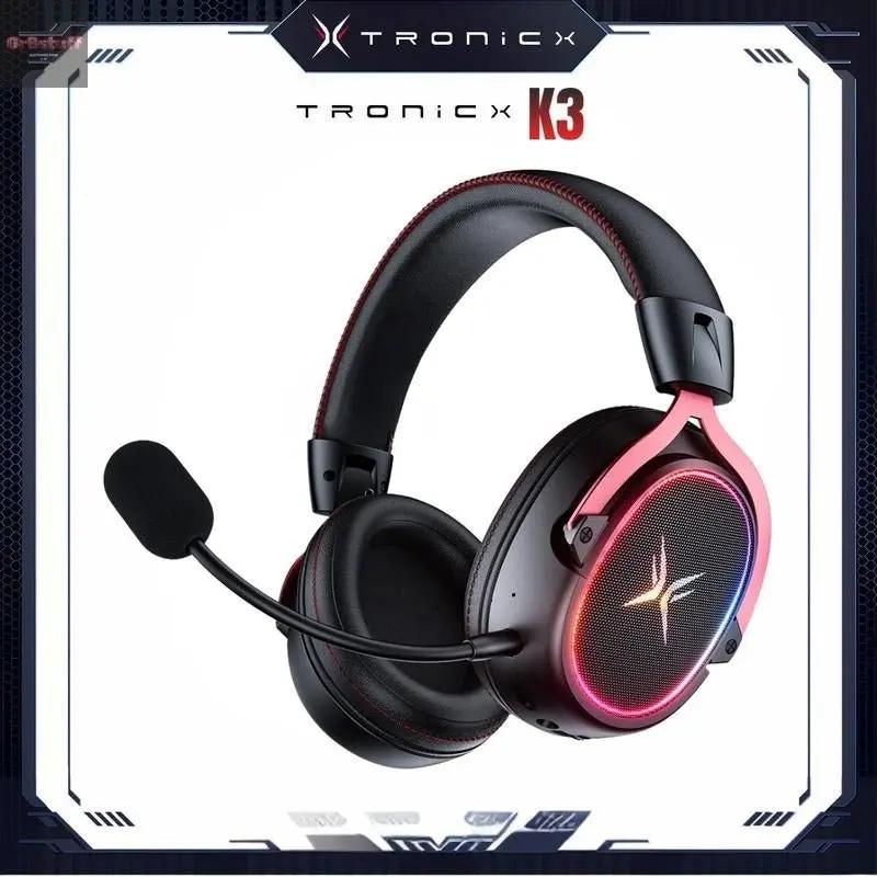 TAGRY K3 Gaming Headset - 7.1 Surround Sound - 50Mm Drivers - Memory Foam Cushion - Bluetooth 5.3-USB-A/C Dual Interface 2.4G - Wired 3.5Mm Audio Jack - for PC, Mac, PS4, Ps5,Switch, Xbox, Smart Phone, Laptop, Smart Watch, Tablet.