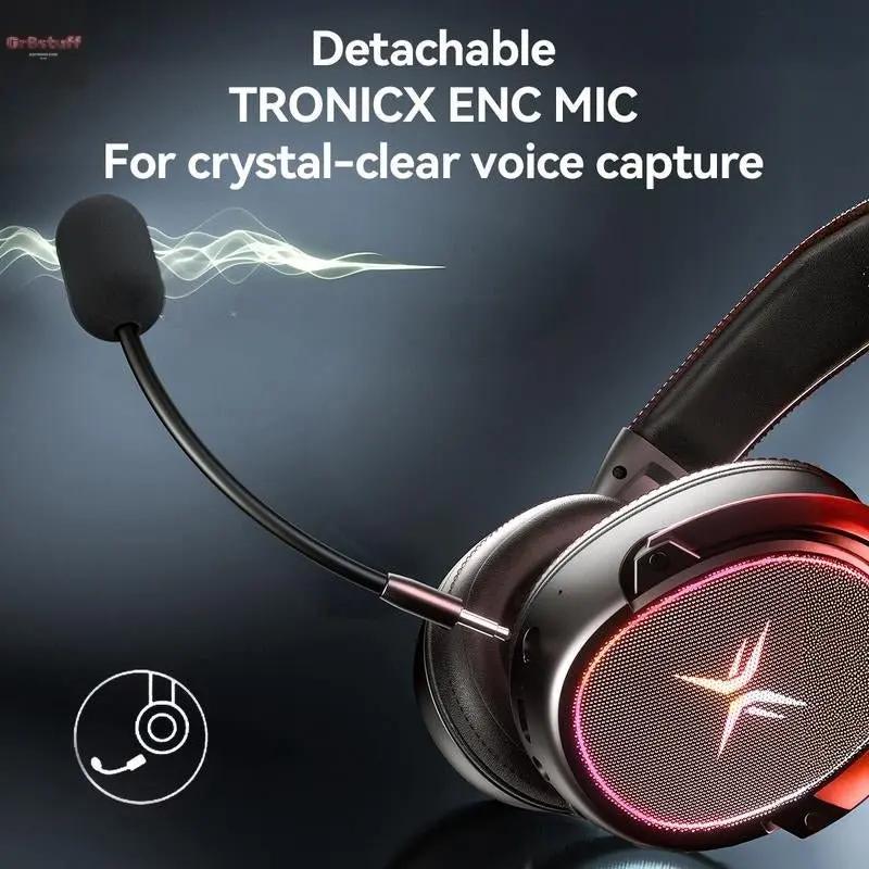 TAGRY K3 Gaming Headset - 7.1 Surround Sound - 50Mm Drivers - Memory Foam Cushion - Bluetooth 5.3-USB-A/C Dual Interface 2.4G - Wired 3.5Mm Audio Jack - for PC, Mac, PS4, Ps5,Switch, Xbox, Smart Phone, Laptop, Smart Watch, Tablet.