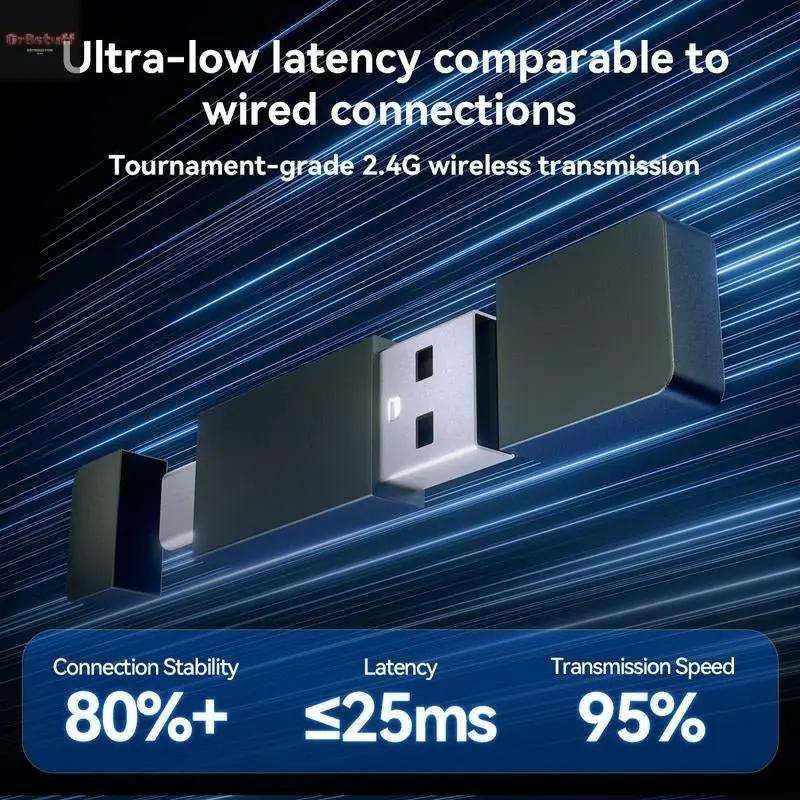 TAGRY K3 Gaming Headset - 7.1 Surround Sound - 50Mm Drivers - Memory Foam Cushion - Bluetooth 5.3-USB-A/C Dual Interface 2.4G - Wired 3.5Mm Audio Jack - for PC, Mac, PS4, Ps5,Switch, Xbox, Smart Phone, Laptop, Smart Watch, Tablet.