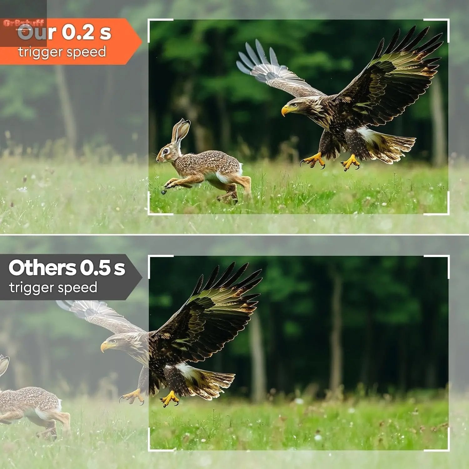 Trail Camera Wifi - Solar Powered 4K 64MP Game Cameras with Night Vision Motion Activated Waterproof with 32GB Micro SD Card, IP66 120° Detection Angle 0.2S Trigger 940Nm No Glow LED Wildlife.