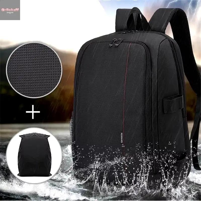 Waterproof DSLR Backpack Video Digital DSLR Camera Bag Multi-Functional Outdoor Camera Photo Bag Case for Nikon Canon DSLR Lens.