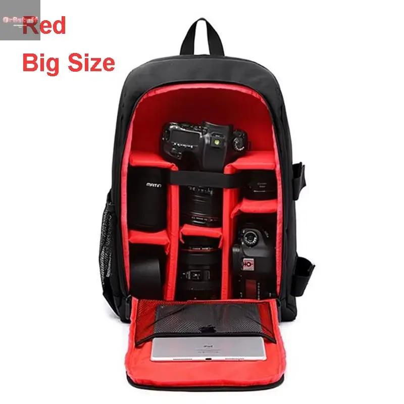 Waterproof DSLR Backpack Video Digital DSLR Camera Bag Multi-Functional Outdoor Camera Photo Bag Case for Nikon Canon DSLR Lens.