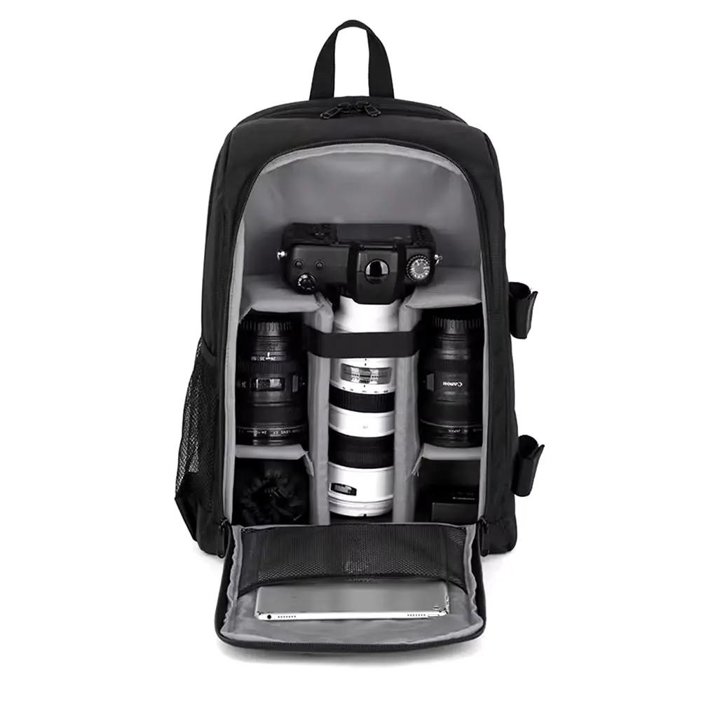 Waterproof DSLR Backpack Video Digital DSLR Camera Bag Multi-Functional Outdoor Camera Photo Bag Case for Nikon Canon DSLR Lens.
