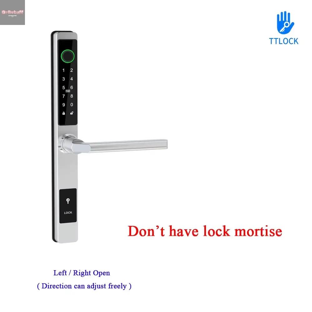 Waterproof Smart Lock – Fingerprint, Password & Card Access for Sliding Doors.