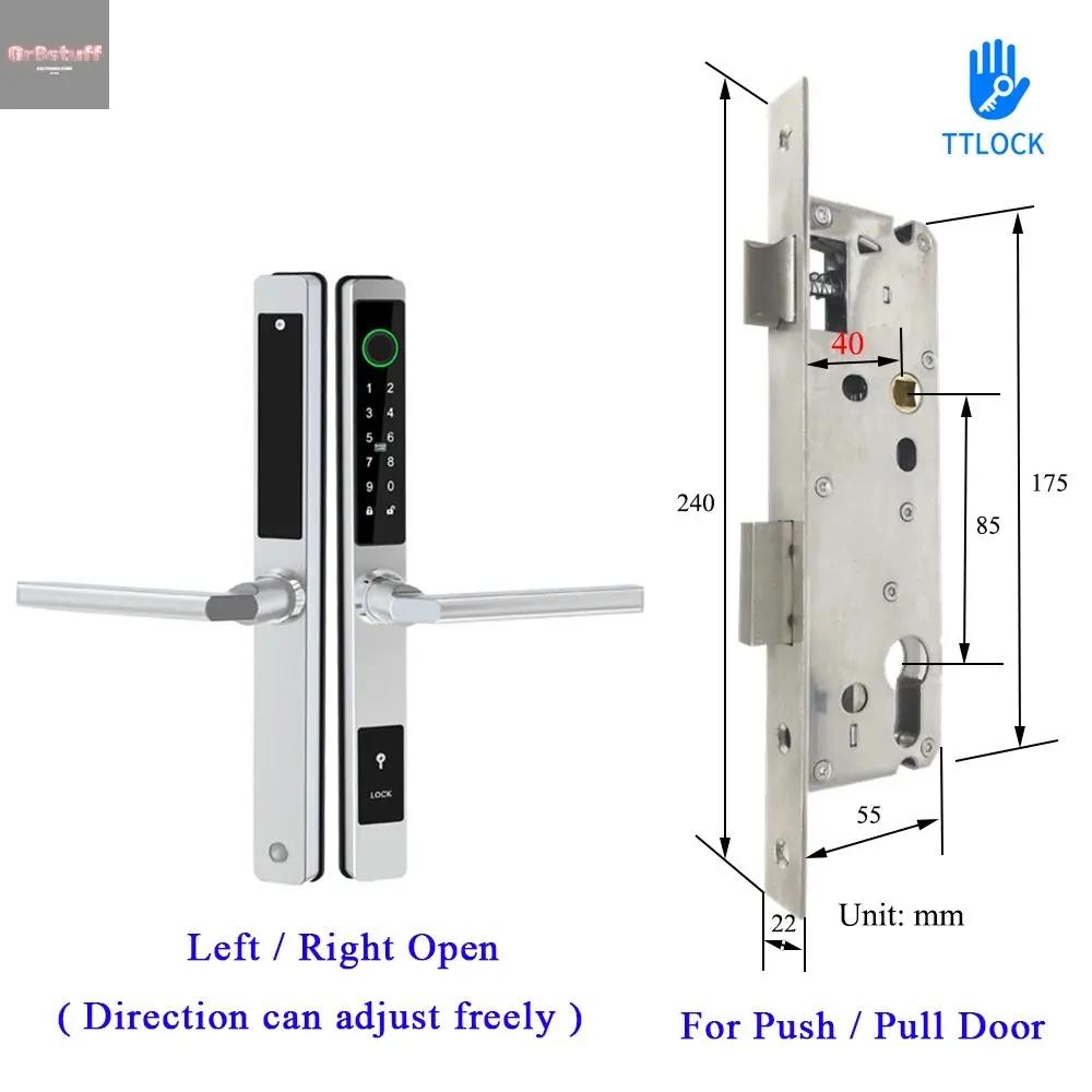 Waterproof Smart Lock – Fingerprint, Password & Card Access for Sliding Doors - Gr8stuff