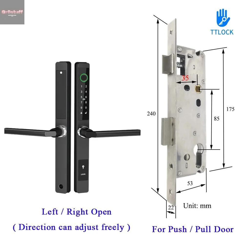 Waterproof Smart Lock – Fingerprint, Password & Card Access for Sliding Doors - Gr8stuff