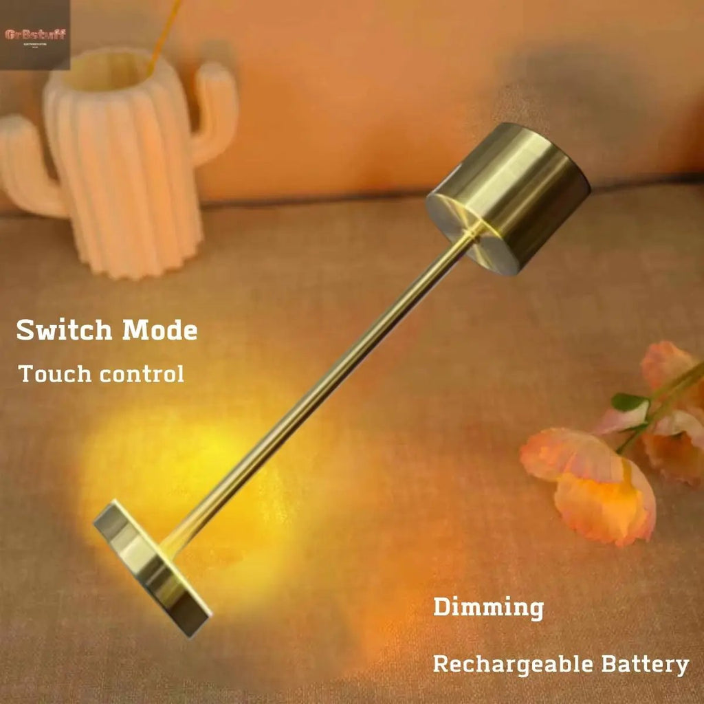 Wireless Reading Lamp Rechargeable Table Lamp Touch Sensor LED Desktop Night Light for Hotel Bar Bedroom Coffee Shop Study Room.