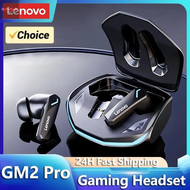 Choice Lenovo GM2 Pro Gaming Headset Bluetooth 5.3 Dual Mode Music Sport Earbuds Noise Reduction Headphones with Mic HD Call - Gr8stuff