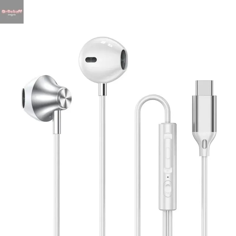 For Samsung Headphones HiFi Surround Sound In - ear USB Type C 3.5mm With wire control Wired Earplugs For Galaxy S24 S23 S22 Ultra - Gr8stuff