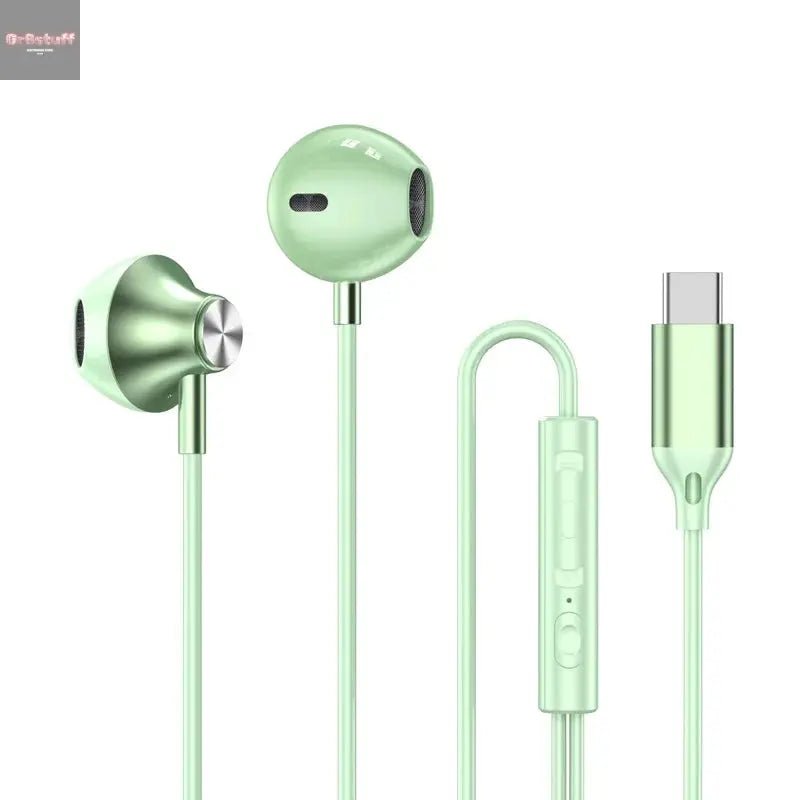 For Samsung Headphones HiFi Surround Sound In - ear USB Type C 3.5mm With wire control Wired Earplugs For Galaxy S24 S23 S22 Ultra - Gr8stuff