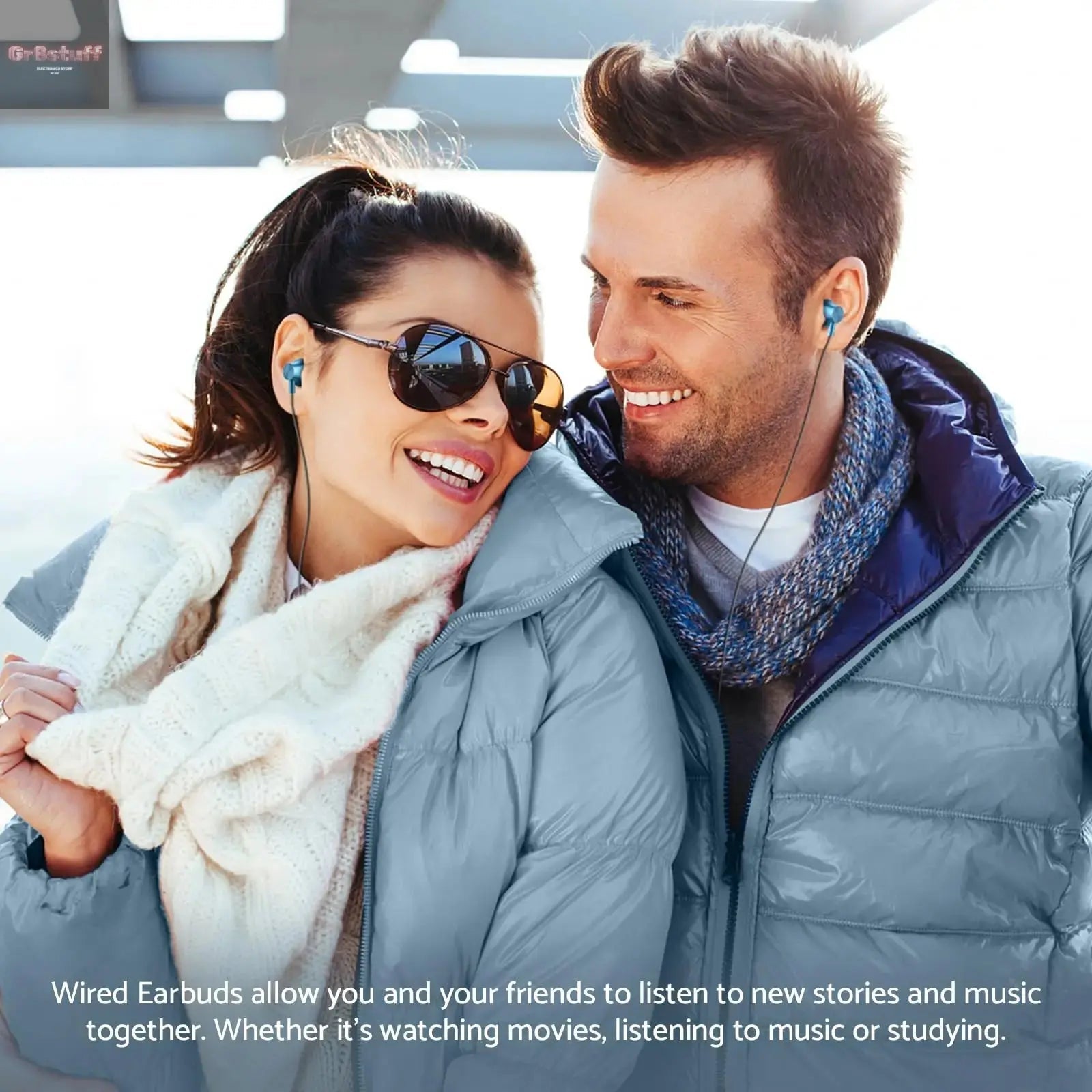 For Samsung Headphones HiFi Surround Sound In - ear USB Type C 3.5mm With wire control Wired Earplugs For Galaxy S24 S23 S22 Ultra - Gr8stuff