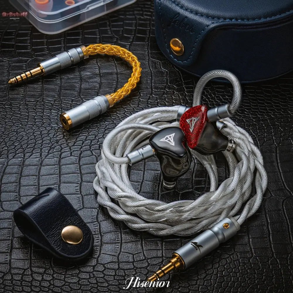 Hisenior Mega5Est Bass+ 1DD+2BA+2EST Tribrid Drivers IEM - Gr8stuff