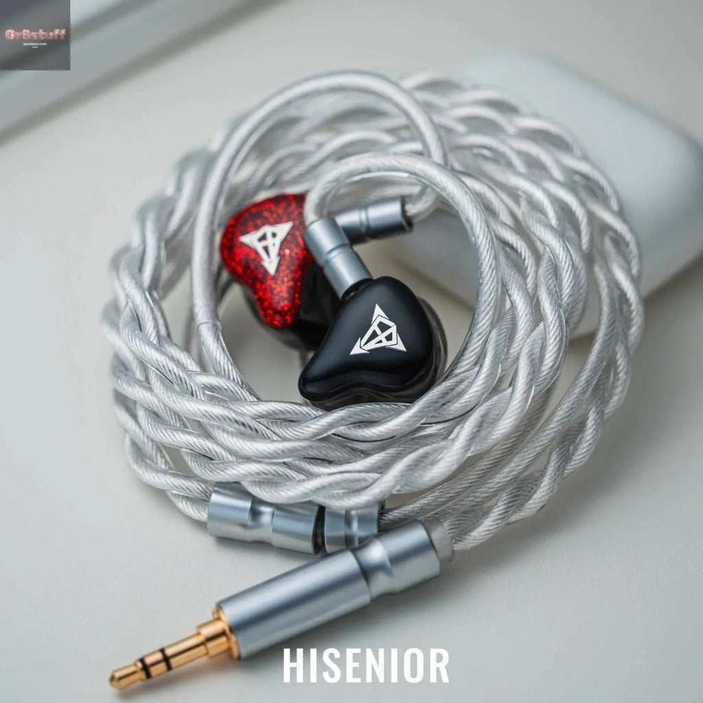 Hisenior Mega5Est Bass+ 1DD+2BA+2EST Tribrid Drivers IEM - Gr8stuff