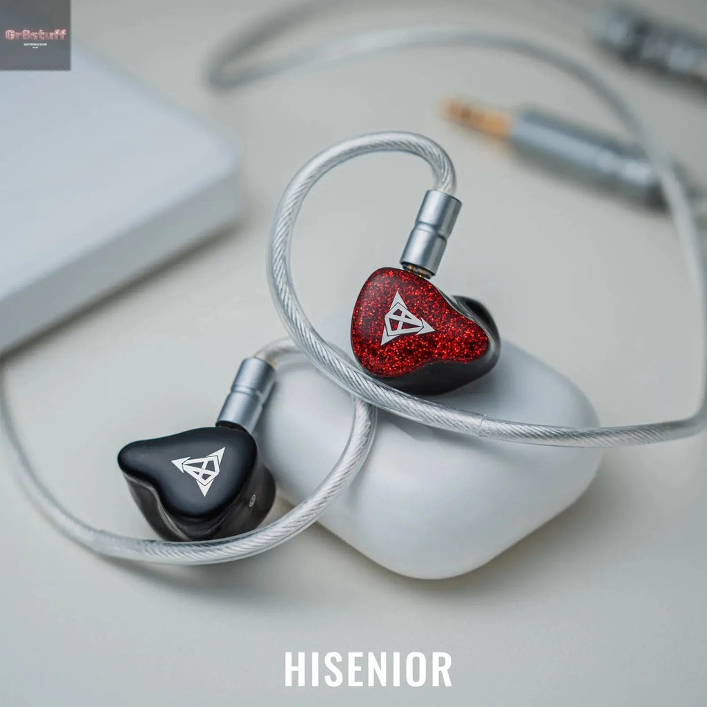 Hisenior Mega5Est Bass+ 1DD+2BA+2EST Tribrid Drivers IEM - Gr8stuff