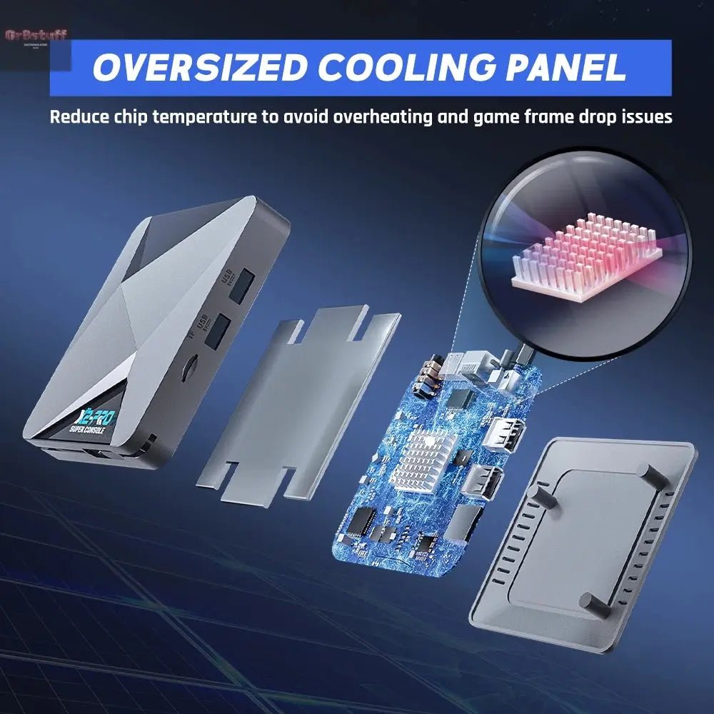 KINHANK Super Console X2 Pro Game Box Retro Video Game Console 60000 Video Games for ARCADE/MAME/DC/SS with Gamepad Gift for Kid - Gr8stuff