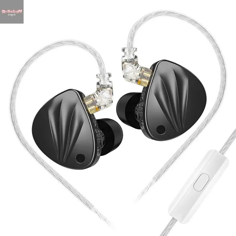 KZ Krila In Ear HiFi Earphone 1DD+1BA High - end Tunable balanced armature Earphones Monitor Headphone Cancelling Earbuds - Gr8stuff