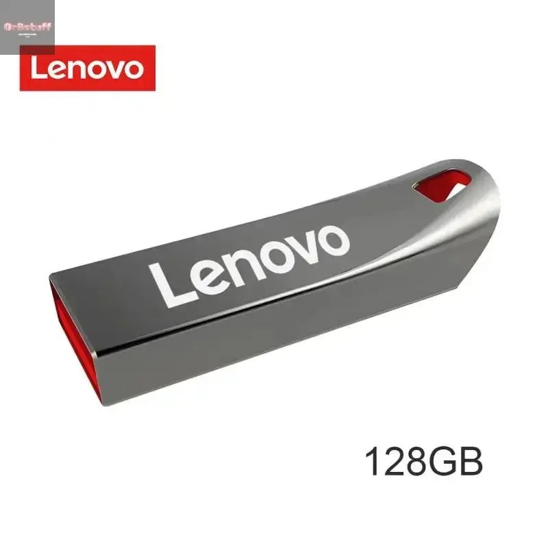 Lenovo 3.0 Pen Drive Metal High Speed Flash Drive 2TB1TB 512GB USB Memory Stick Pen Drive 128GB Suitable for PC/Laptop/PS4 Contr - Gr8stuff