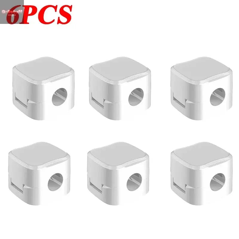 Magnetic Cable Clip Cable Holder Adhesive Wire Keeper Cord Cable Organizer for Home Office Under Desk Management - Gr8stuff