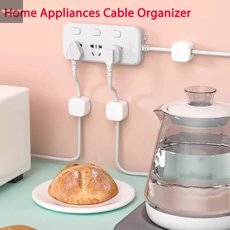 Magnetic Cable Clip Cable Holder Adhesive Wire Keeper Cord Cable Organizer for Home Office Under Desk Management - Gr8stuff