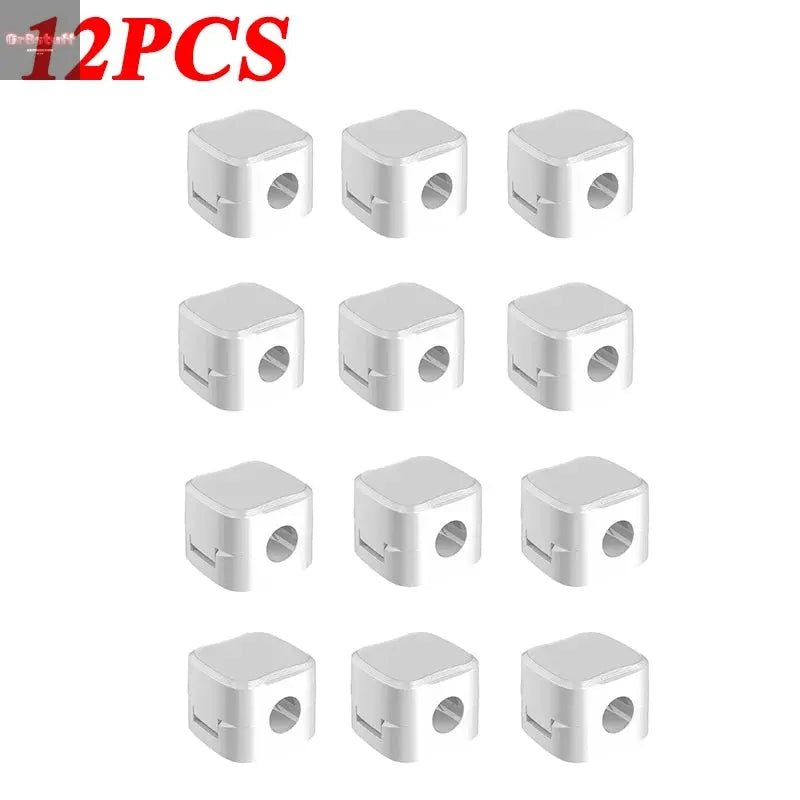 Magnetic Cable Clip Cable Holder Adhesive Wire Keeper Cord Cable Organizer for Home Office Under Desk Management - Gr8stuff