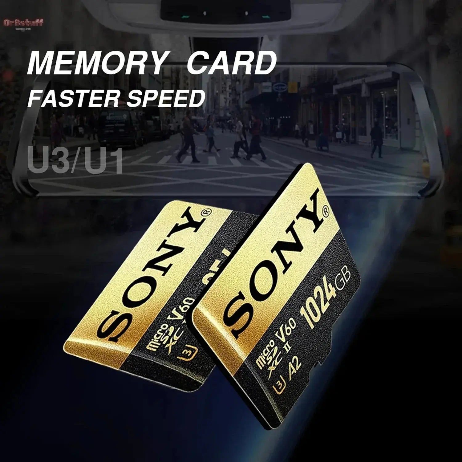 SONY Micro SD TF Card Mini 1TB Memory Card Class 128GB 256GB High Speed Cartao De Memoria Flash Memory TF Mecard C10 For Xiao Mi - Gr8stuff