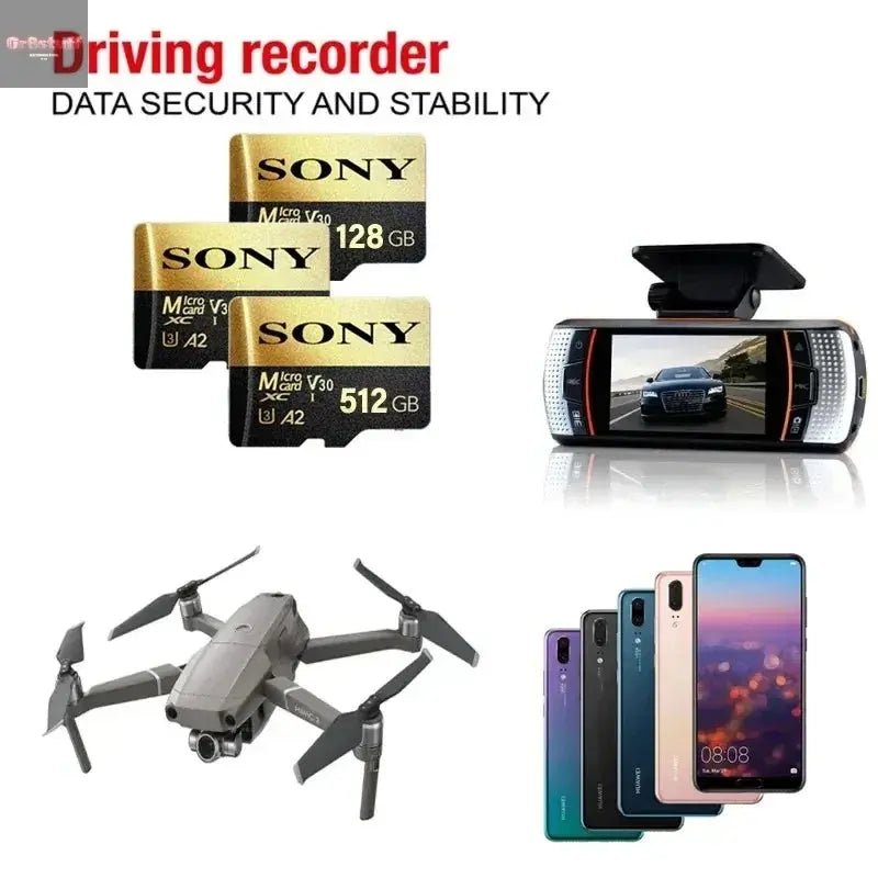 SONY Micro SD TF Card Mini 1TB Memory Card Class 128GB 256GB High Speed Cartao De Memoria Flash Memory TF Mecard C10 For Xiao Mi - Gr8stuff
