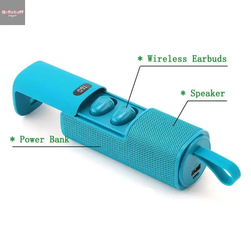 Triple Win 3 IN 1 Compact Size Earphone, Speaker And Power Bank - Gr8stuff