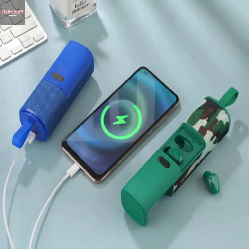 Triple Win 3 IN 1 Compact Size Earphone, Speaker And Power Bank - Gr8stuff