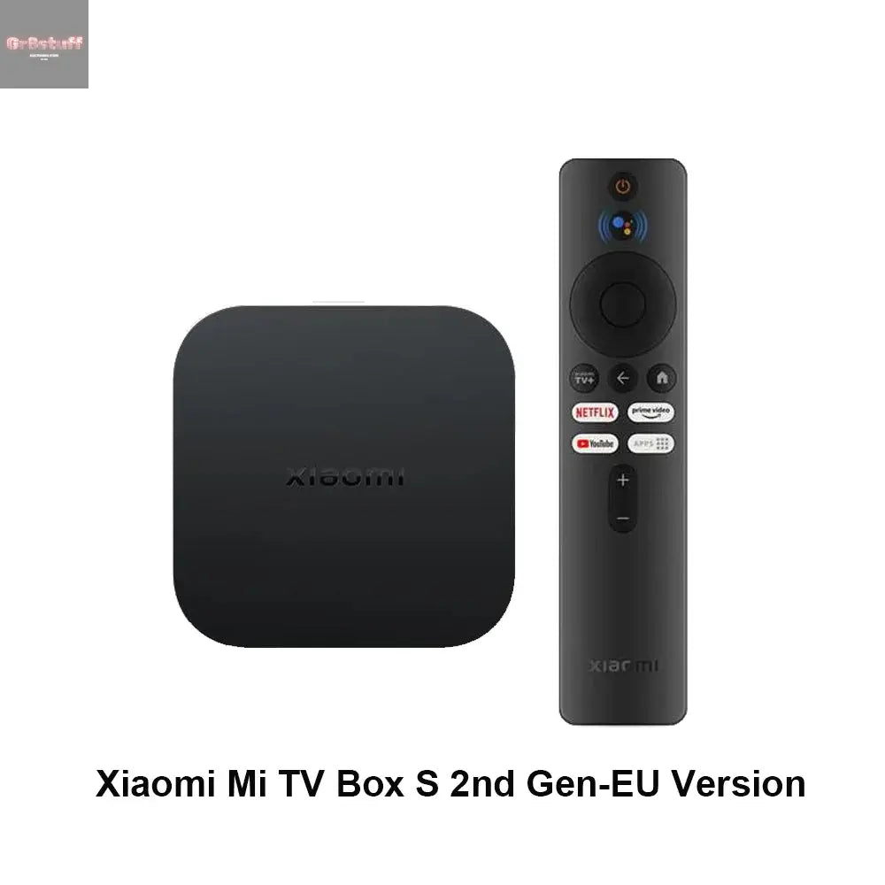 Xiaomi Mi TV Box S 3rd / 2nd Gen, Android Smart TV Box Media Player 4K UHD Google TV Dolby Vision HDR10+ Google Assistant BT5.2 - Gr8stuff