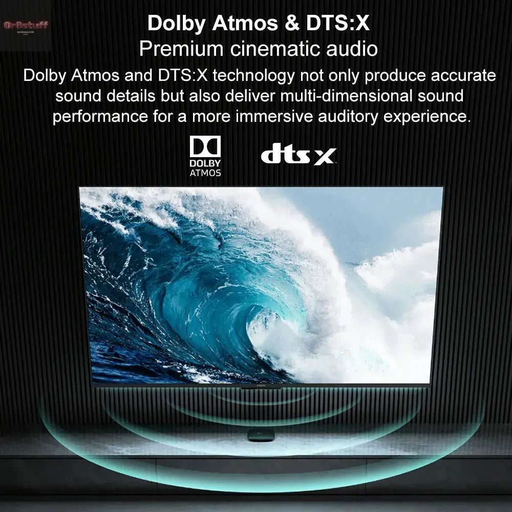 Xiaomi Mi TV Box S 3rd / 2nd Gen, Android Smart TV Box Media Player 4K UHD Google TV Dolby Vision HDR10+ Google Assistant BT5.2 - Gr8stuff