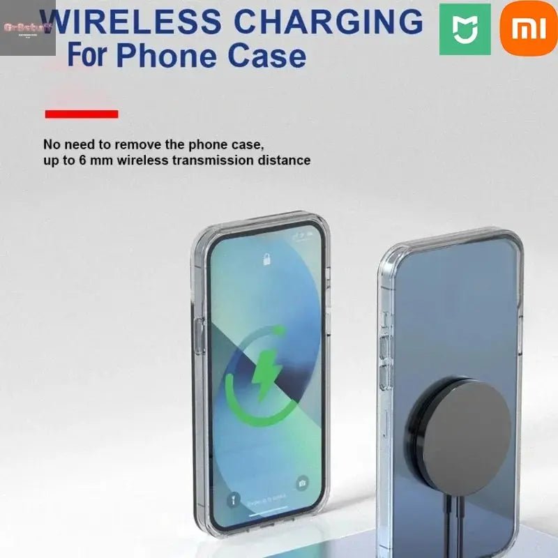 Xiaomi MIJIA Magnetic Wireless Charger Pad USB + Type C For iPhone Huawei Samsung Fast Wireless Charging Dock Station Chargers - Gr8stuff
