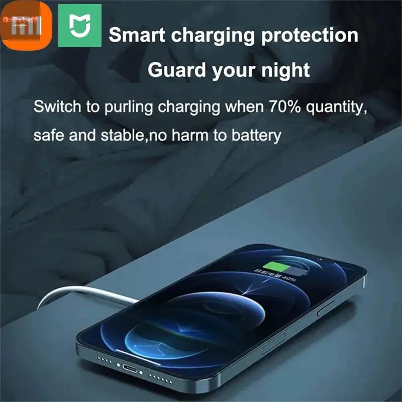 Xiaomi MIJIA Magnetic Wireless Charger Pad USB + Type C For iPhone Huawei Samsung Fast Wireless Charging Dock Station Chargers - Gr8stuff