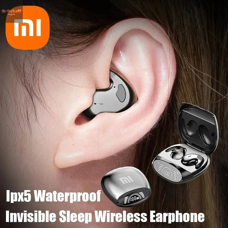 Xiaomi Sleep Invisible Headset Ipx5 Waterproof Wireless Bluetooth Earphone Earbuds With Mic For Phone Bluetooth 5.3 Headphones - Gr8stuff
