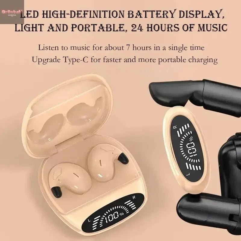 Xiaomi Sleep Invisible Headset Ipx5 Waterproof Wireless Bluetooth Earphone Earbuds With Mic For Phone Bluetooth 5.3 Headphones - Gr8stuff